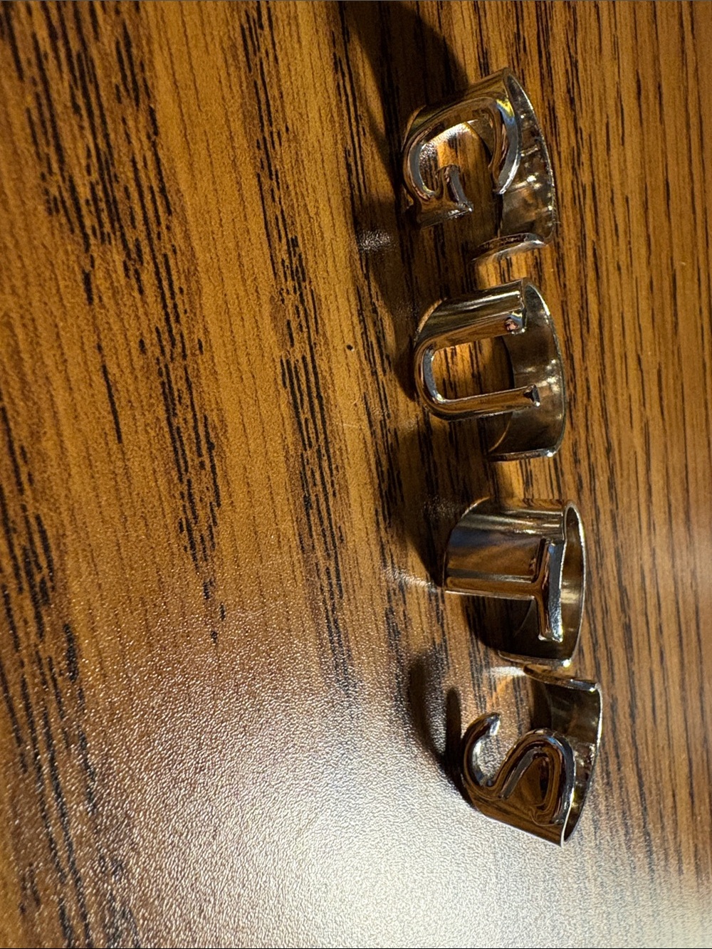 GUTS silver rings